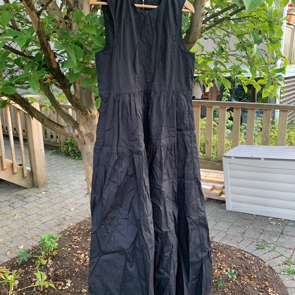 In Wear Black Cotton Maxi Dress - Picture 11 of 11